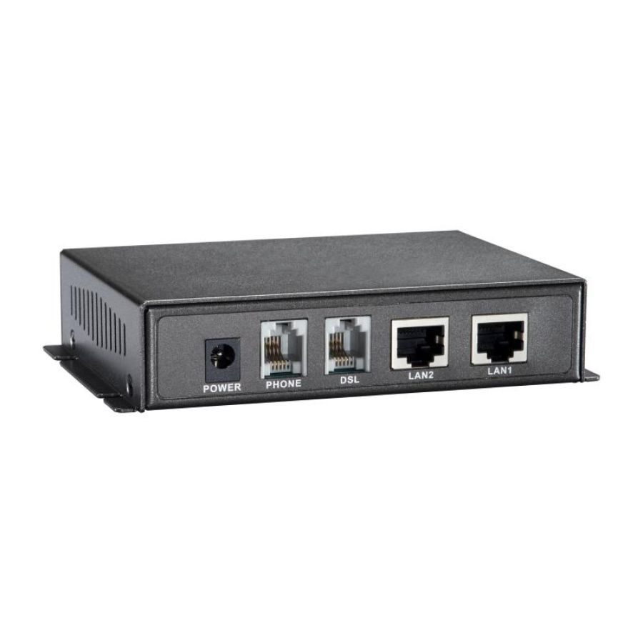 Levelone vds-1202 convertitore multimediale di rete 100 mbit/s grigio