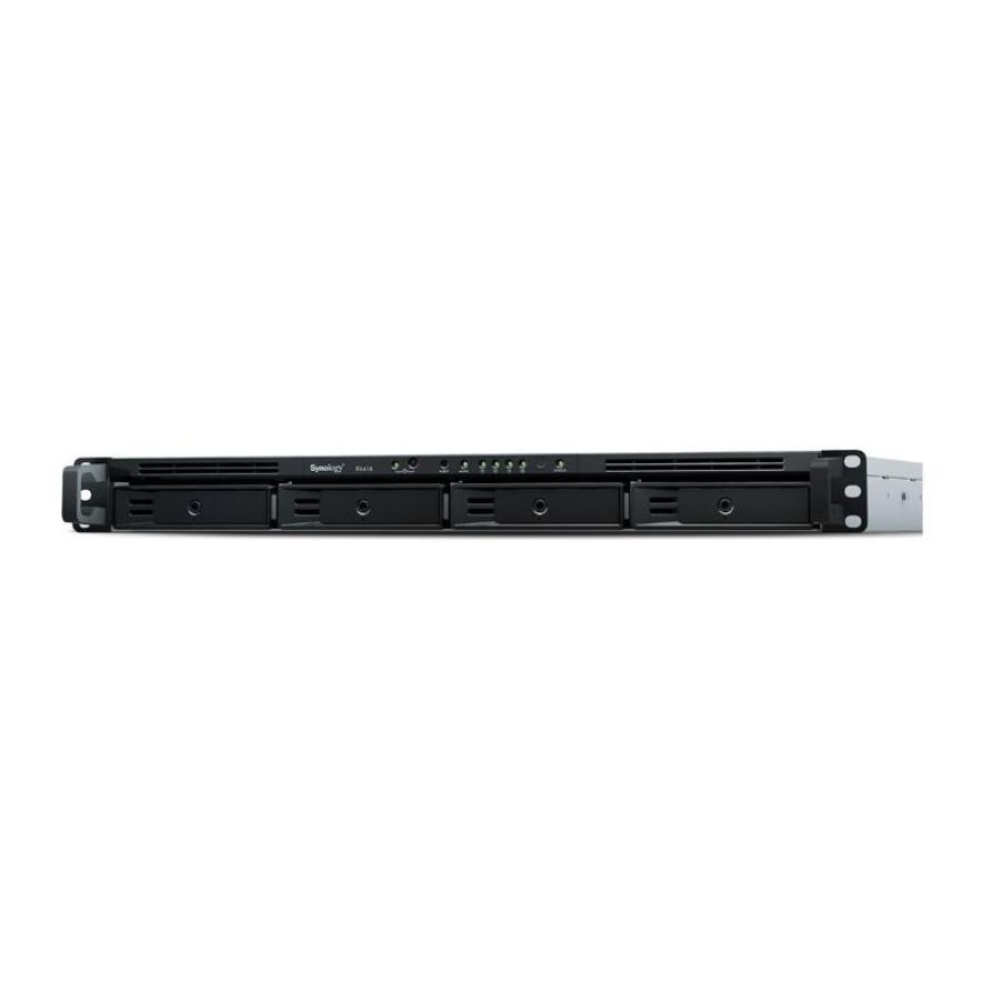 Synology rx418 array di dischi rack (1u) nero, grigio