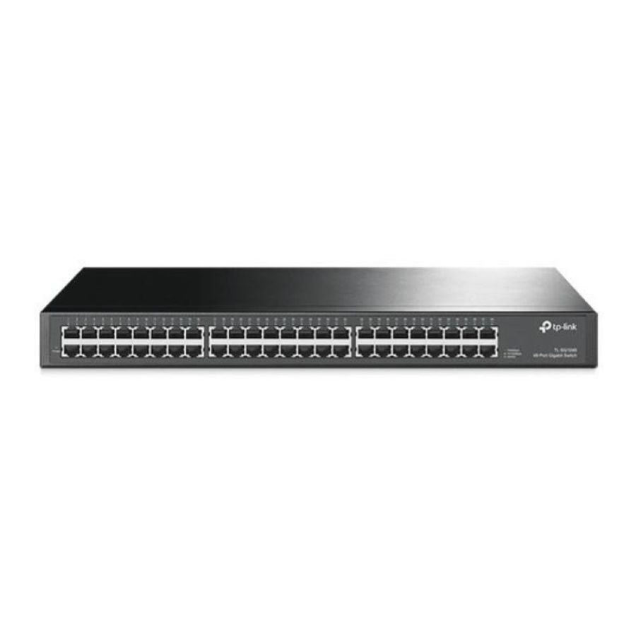 Tp-link tl-sg1048 non gestito gigabit ethernet (10/100/1000) 1u nero