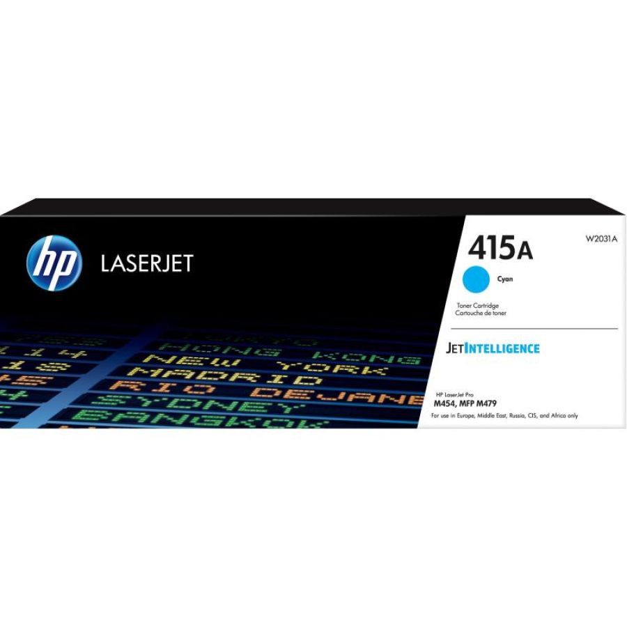 Hp cartuccia toner ciano originale laserjet 415a