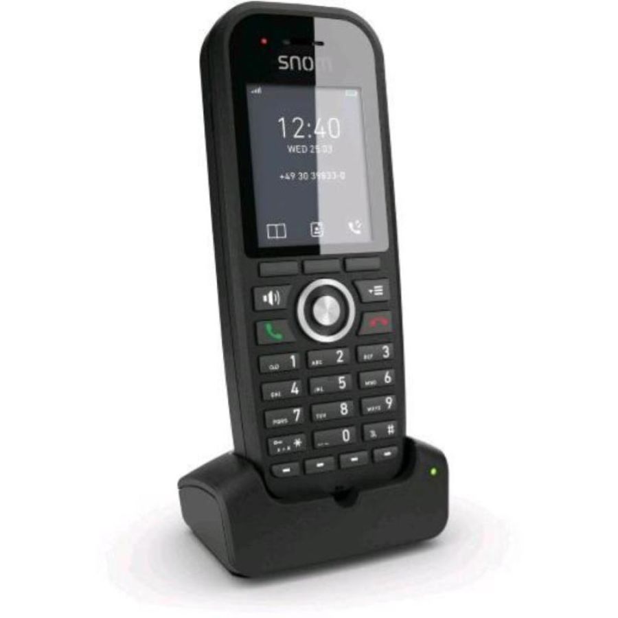 Snom m30 telefono cordless dect ip per cordless casa e ufficio ampio display a colori audio cristallino funzioni avanzate batteria potente compatibile con centralino voip