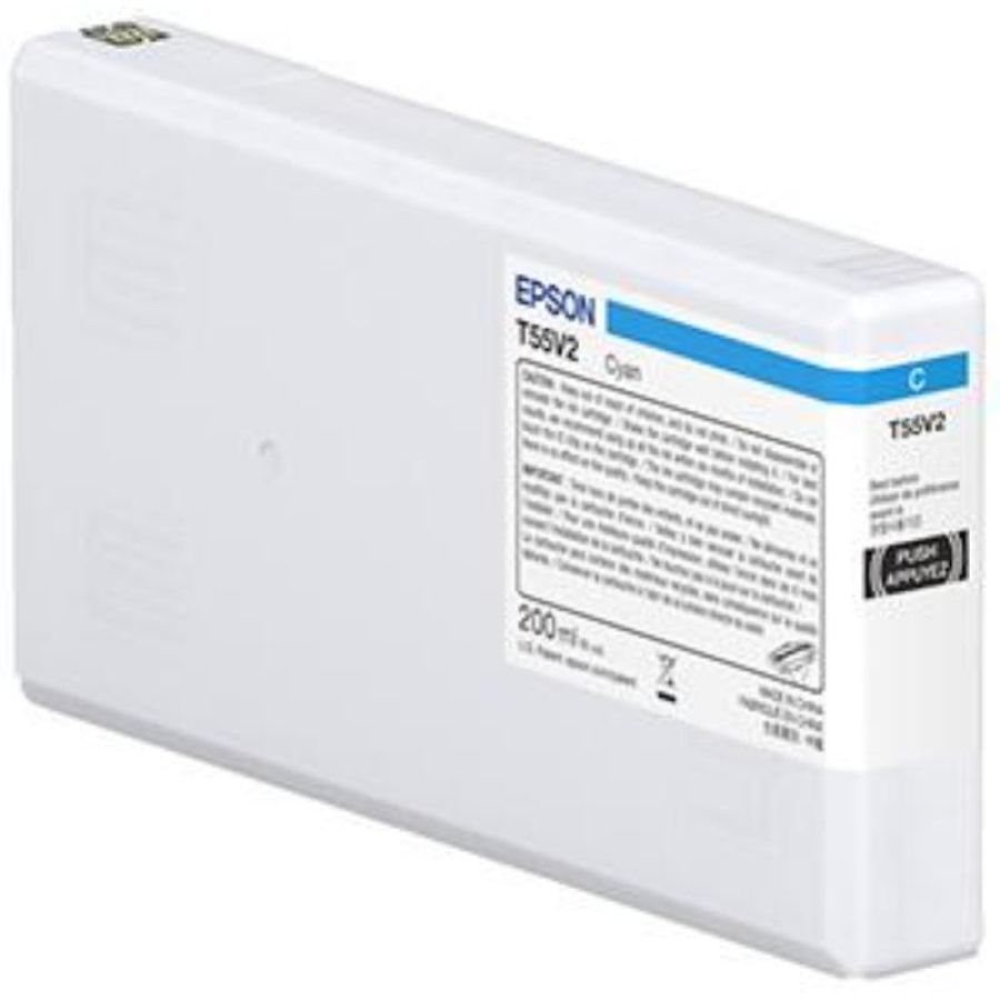 Flacone epson t55w2 ciano c13t55w200 200ml per surecolor p5300