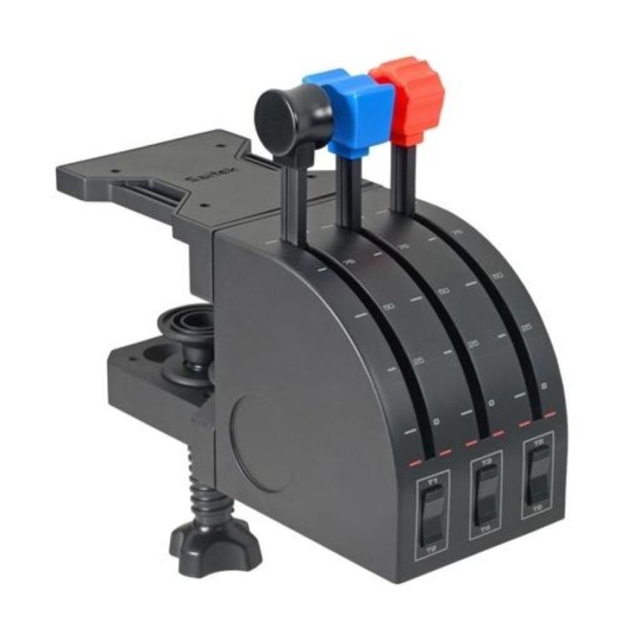 Logitech flight throttle quadrant - gasregler