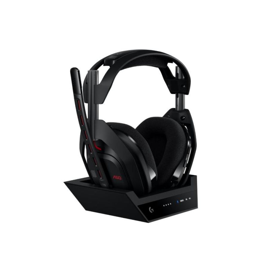 Logitechg astro a50 (gen 5) schwarz - kabelloses lightspeed gaming-headset und basisstation mit playsync audio