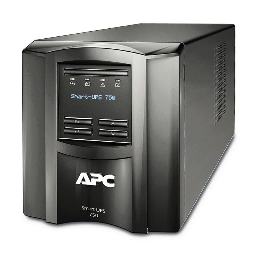 Apc smt750ic gruppo di continuità (ups) a linea interattiva 0,75 kva 500 w 6 presa(e) ac