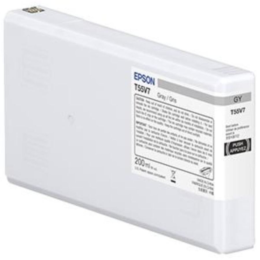 Flacone epson t55w7 gray c13t55w700 200ml per surecolor p5300