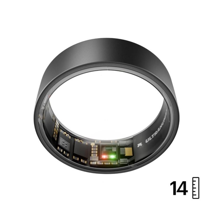 Ultrahuman air smart ring matte grey größe 14