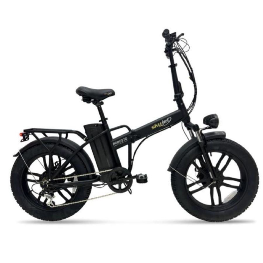 Bici elettrica con pedalata assistita e-bike robusto 20 - 250w - nero