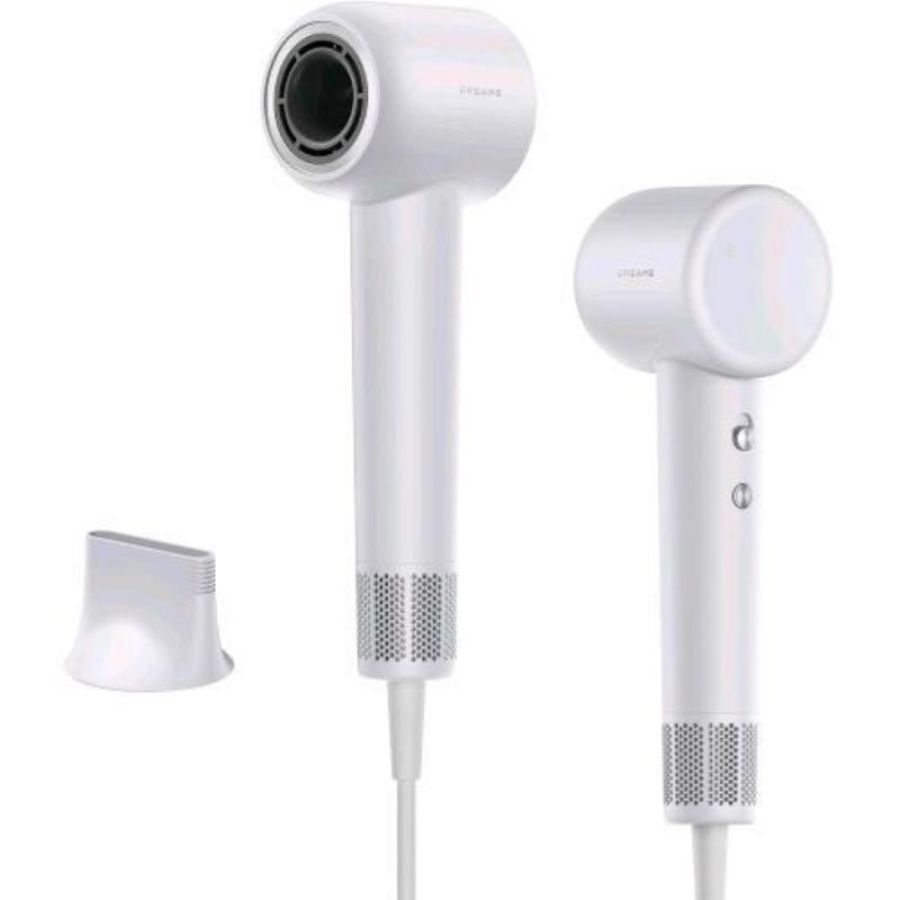 Dreame hair gleam asciugacapelli asciugatura rapida motore ad alta velocita` 110.000 giri/min velocita` flusso d`aria 65 m/s 4 livelli temperatura tecnologia a ioni negativi leggero grigio