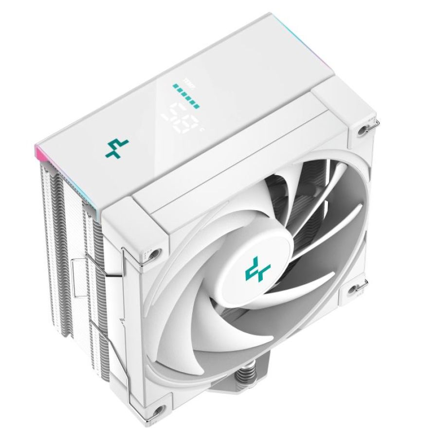 Dissipatore aria deepcool ak400 wh lga 1151>1700 amd am4>am5 rgb
