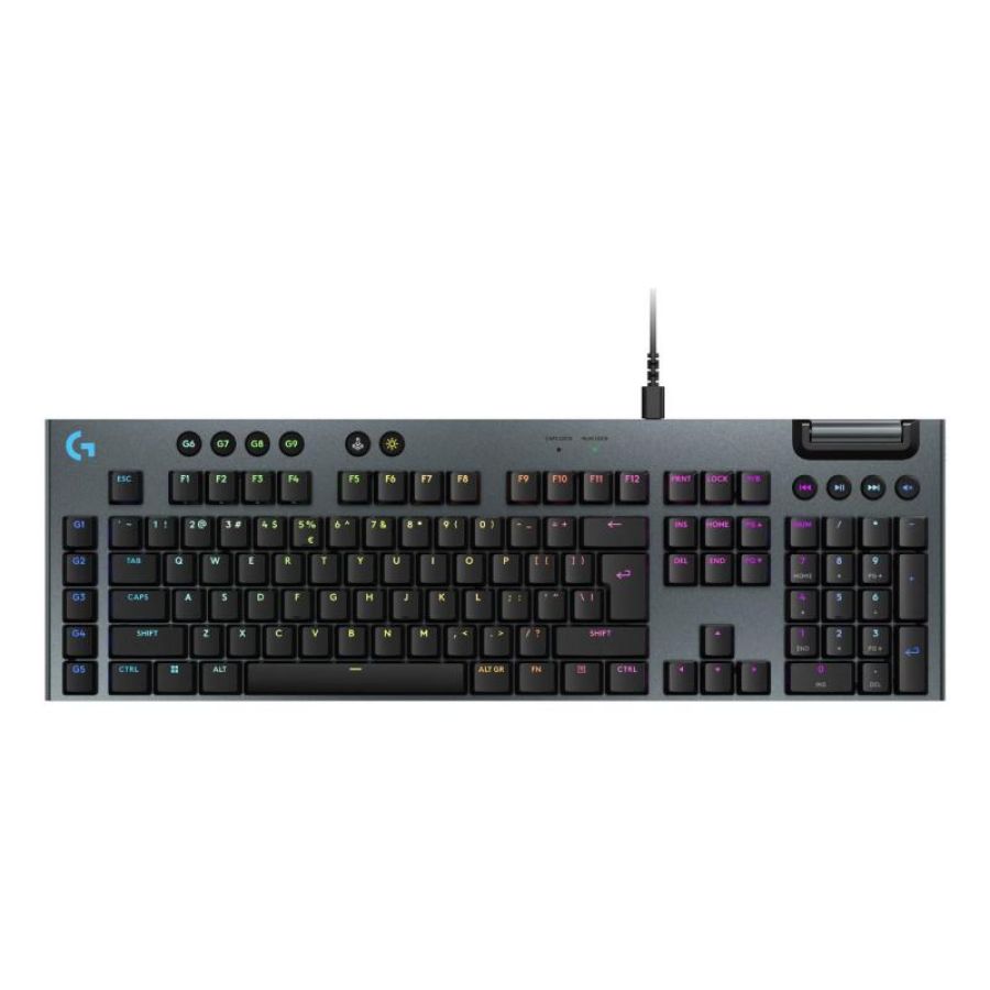 Logitech g g915 x tastiera gaming usb qwerty us international nero