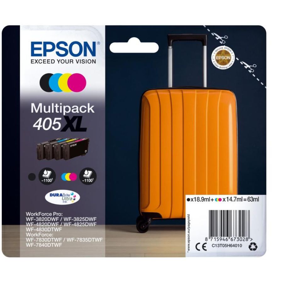 Epson multipack 4-colours 405xl durabrite ultra ink