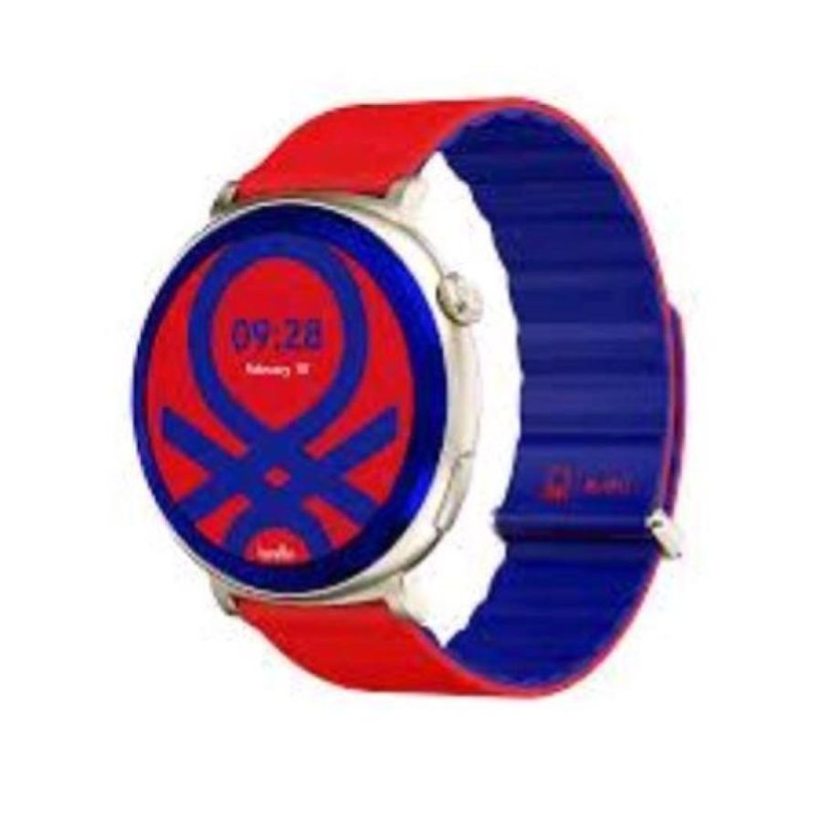 Imiki holo 2 benetton smartwatch 1.43 amoled bluetooth 1 atm monitoraggio della salute red urban power