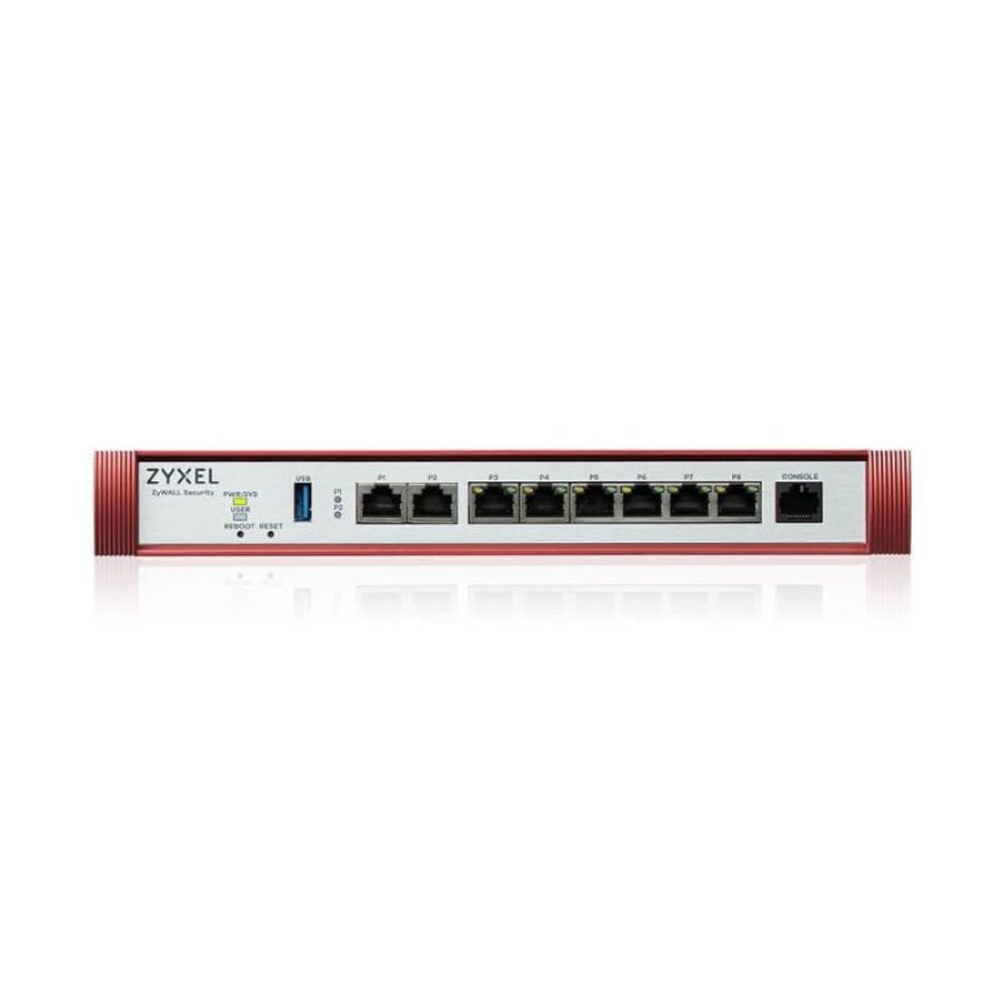 Zyxel firewall cons. 50 utenti, banda fino a 5gb, 2p2,5gb+6pgb lan/wan, desktop/rack