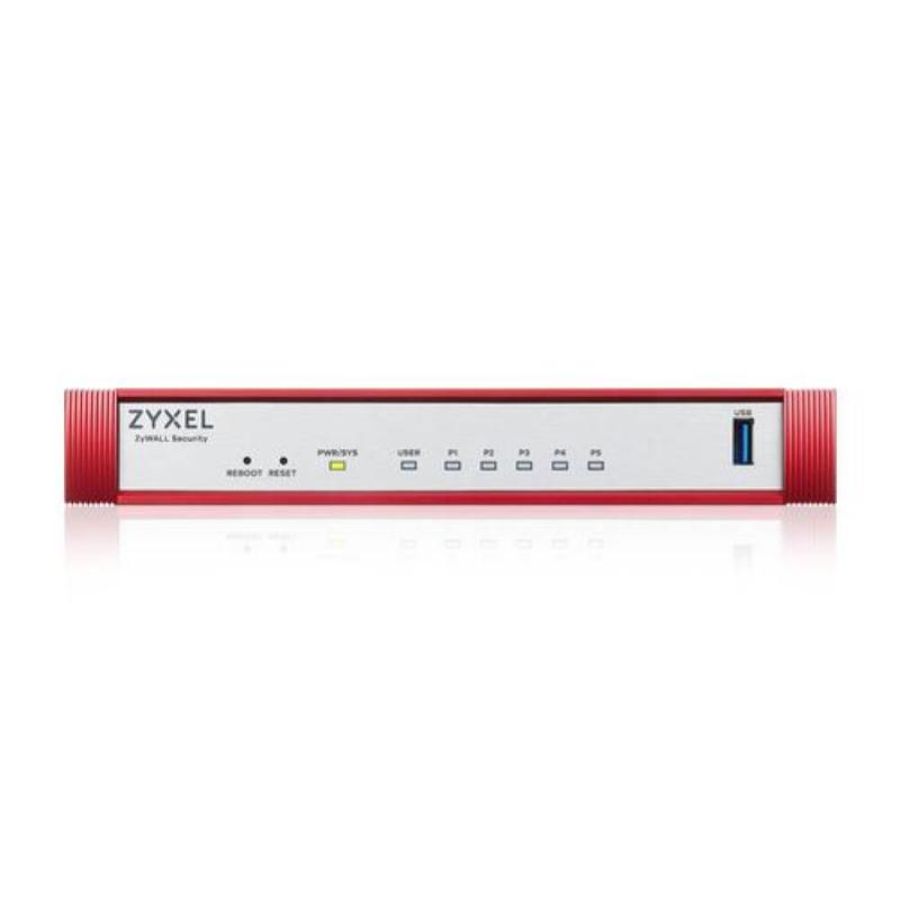 Zyxel firewall 5p gbe 2p gbps wan-vpn 20 ipsec 15 ssl