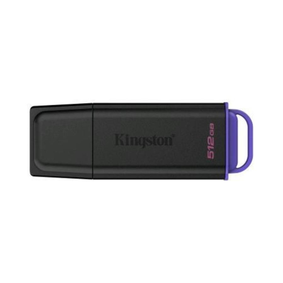 Kingston datatraveler exodia 512gb chiavetta usb-a 3.2 gen 1 nero viola