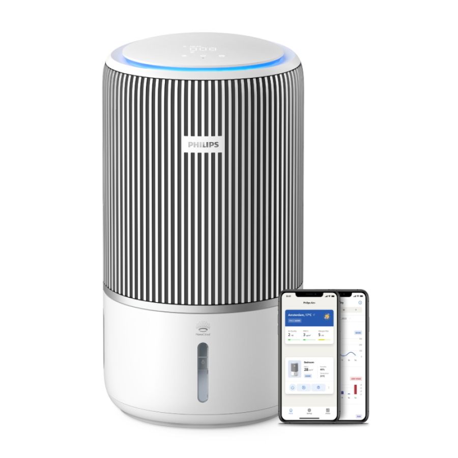 Philips ped purificatore philips con umidifica 300m3 wifi app ac3420/10