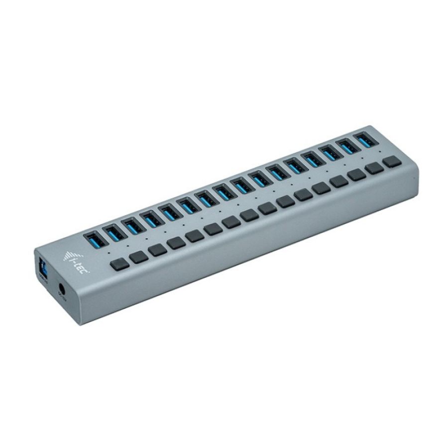 I-tec u3chargehub16 caricabatterie per dispositivi mobili universale grigio ac interno - tastiera qwertz