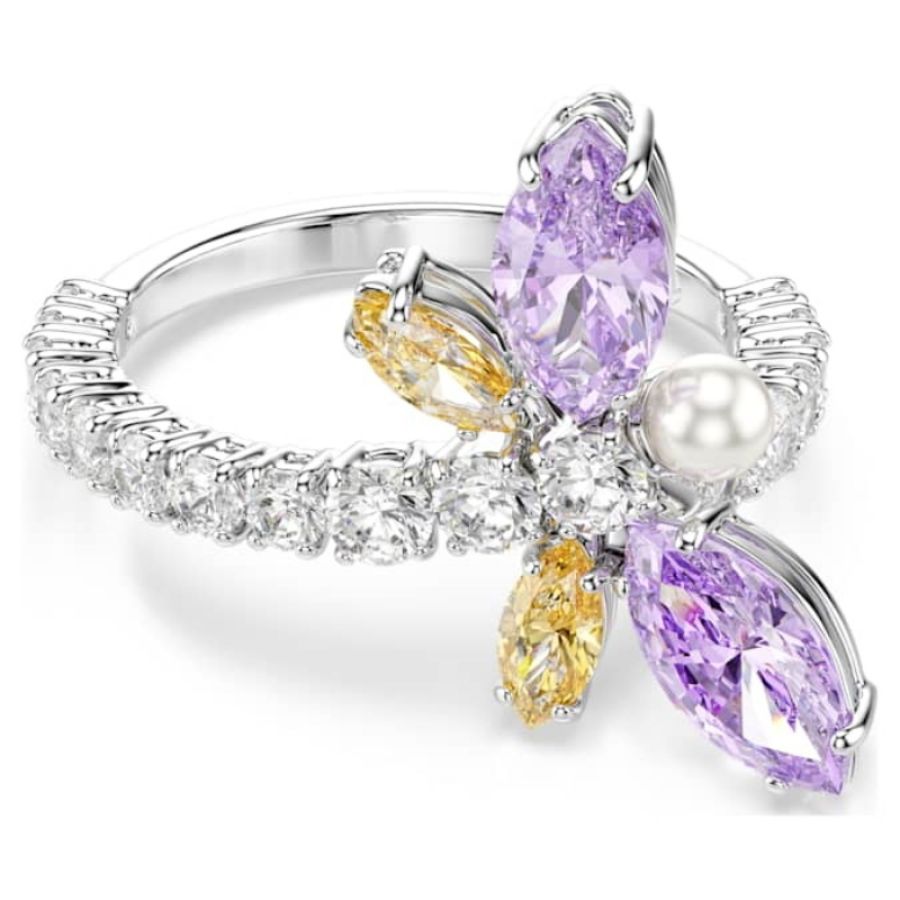 Swarovski 5737368 anello swarovski - anello motif mul/rhs 50 nuovo in scatola originale