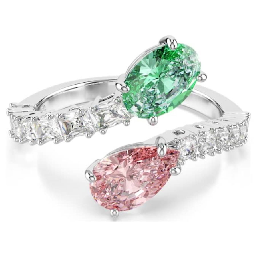 Swarovski 5737375 anello swarovski - anello open mul/rhs 58 nuovo in scatola originale
