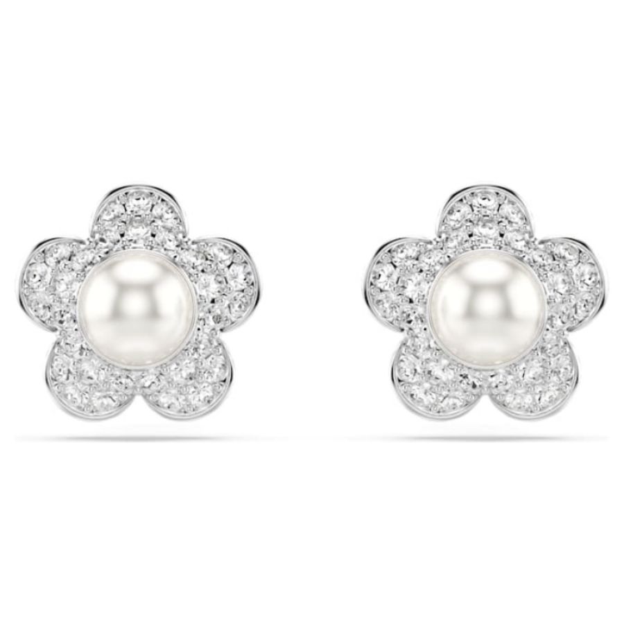 Swarovski 5756098 swarovski fashion piece - 2026 capsule orecchino a buco angelic cr nuovo in scatola originale