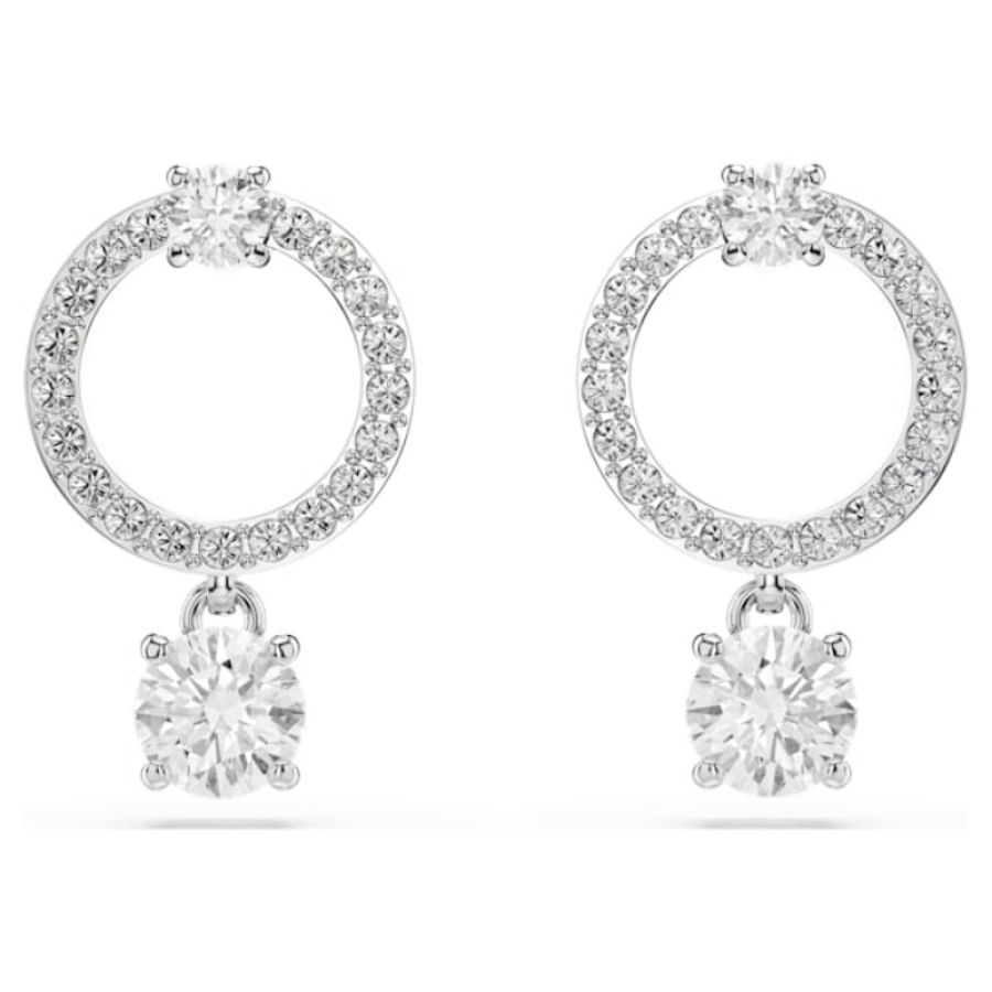 Swarovski 5563278 swarovski fashion piece - constella orecchino a buco cir czwh/cry/ nuovo in scatola originale