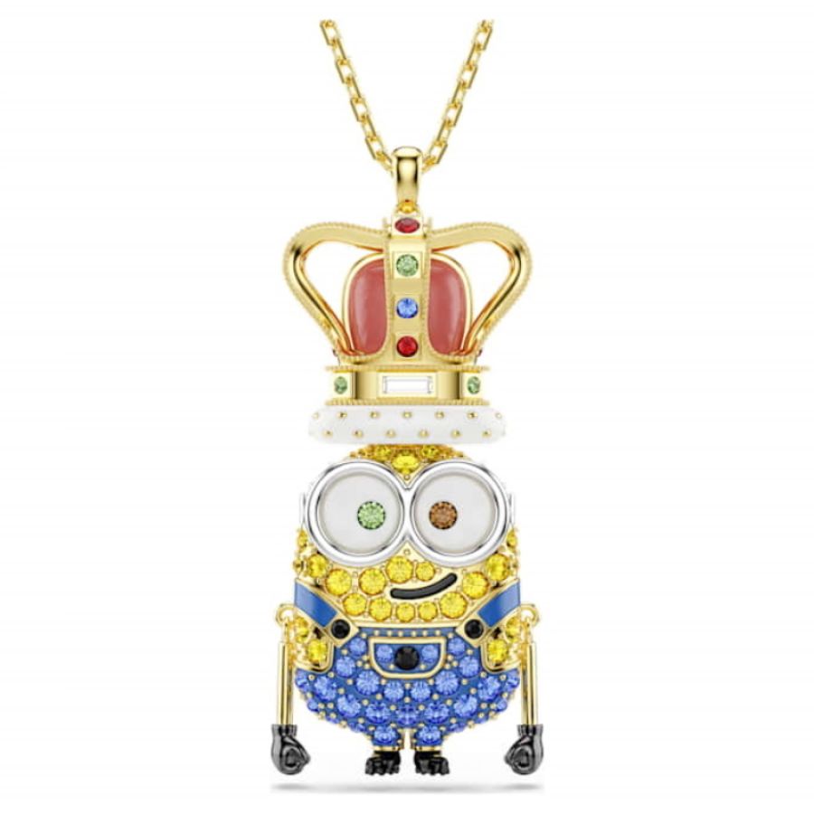Swarovski 5743385 collana / set swarovski - pend king bob yel/gos nuovo in scatola originale