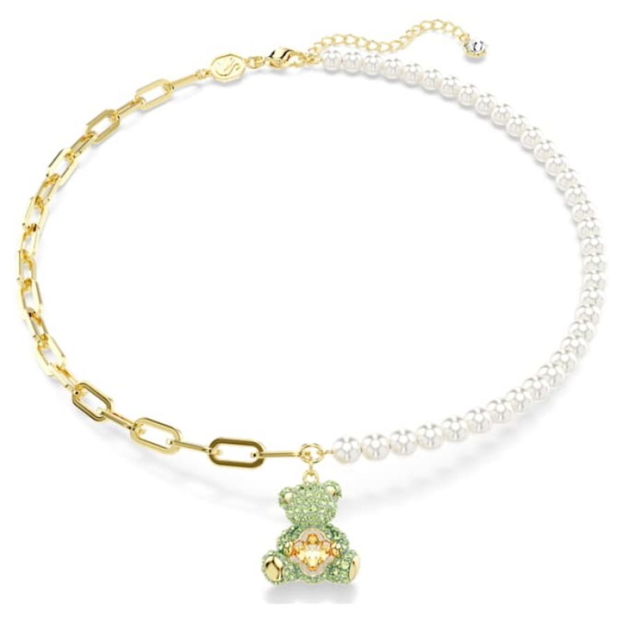 Swarovski 5669162 collana / set swarovski - pend bear peri/gos nuovo in scatola originale