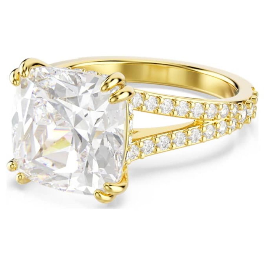 Swarovski 5693501 anello swarovski - anello cocktail whi/gos 55 nuovo in scatola originale