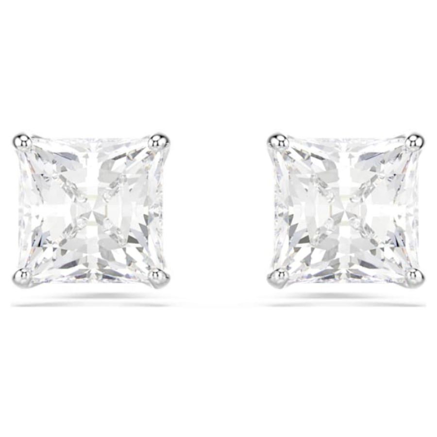 Swarovski 5430365 swarovski fashion piece - stilla orecchino a buco stud czwh/rhs nuovo in scatola originale
