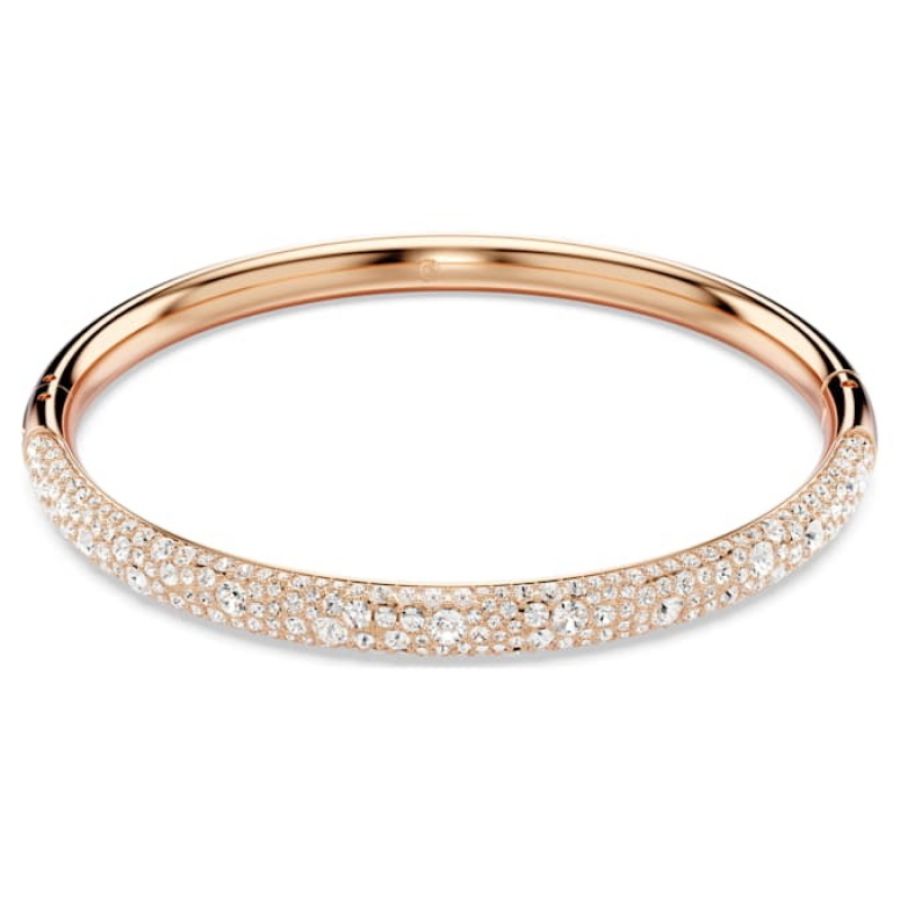 Swarovski 5688610 bracciale swarovski rigido / soft - bracciale rigido cre/ros s nuovo in scatola originale