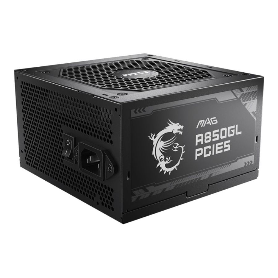 Msi alimentatore mag a850gl pcie5, eu, 850w, fully-modular, 80 plus gold