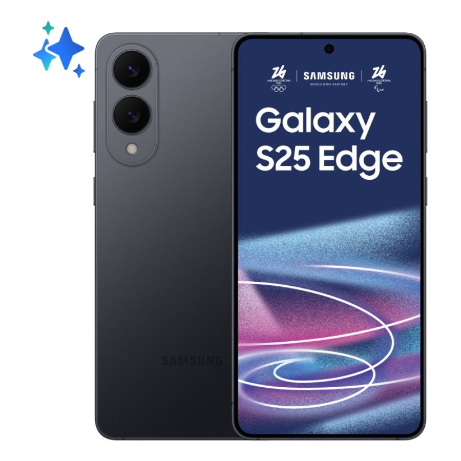 Samsung galaxy s25 edge, smartphone ai, display 6.7\`\` qhd+ dynamic amoled 2x, fotocamera 200mp, ram 12gb, 512gb, 3.900 mah,