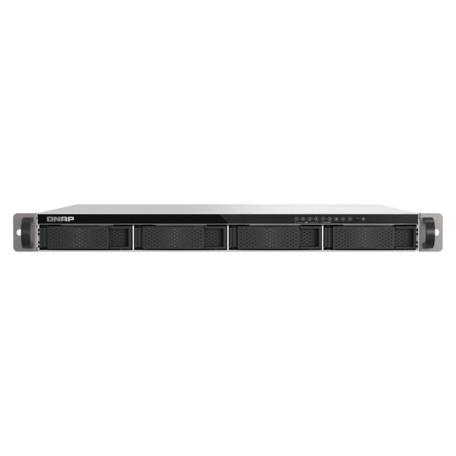 Nas rack 1u qnap ts-h665u-rp-8gÂ 4hd 2.5/3.5 2x e1.s o 2x m.2 pcie ram 8gb 2x 2.5gbe intel 4core 2x350w