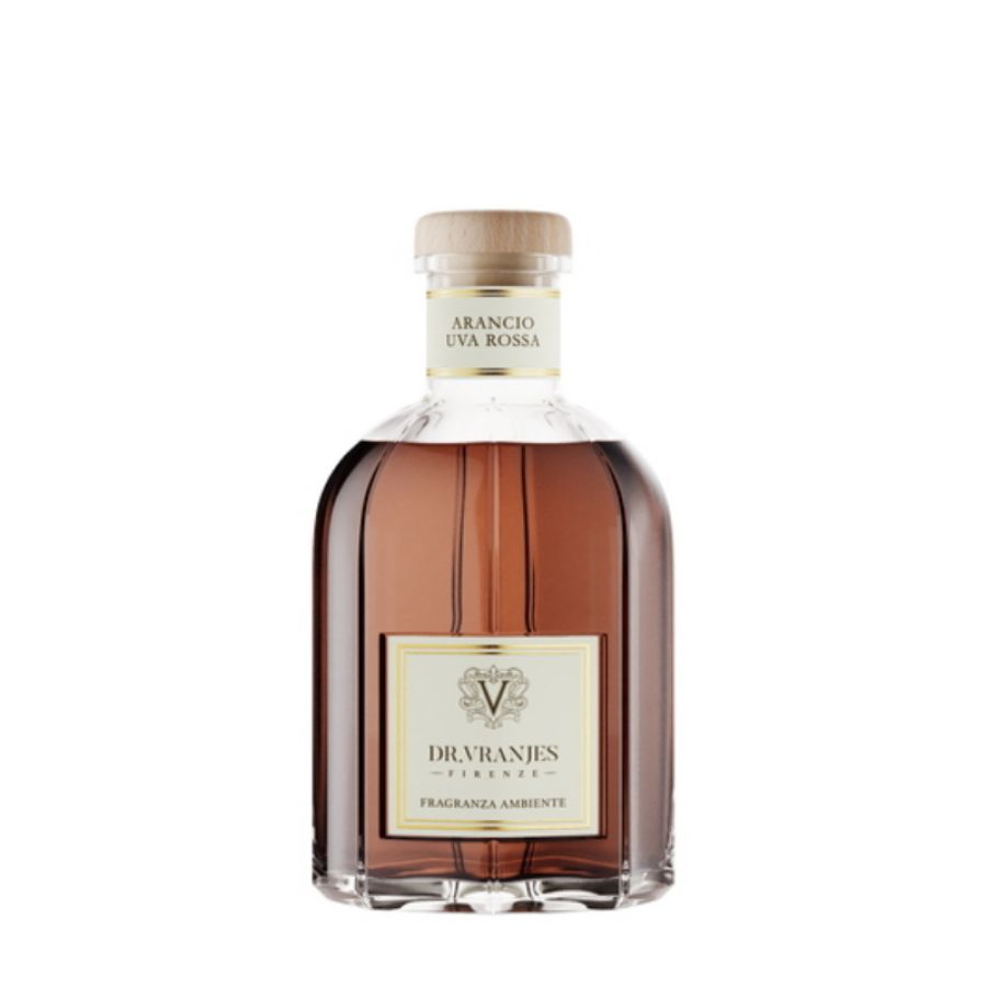 Frv0019b dr. vranjes arancio & uva rossa 100 ml spray fragranza ambiente - prodotto originale sigillato bastoncini inclusi