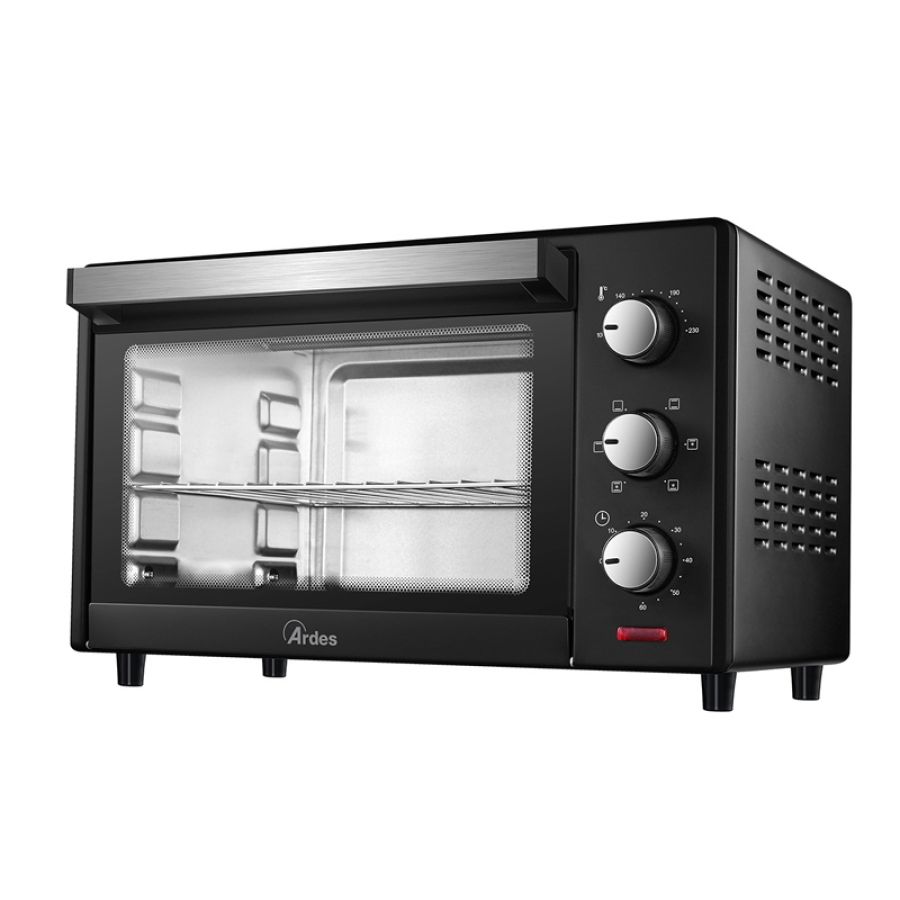 Ardes gustavo dark (ar6226b) - forno elettrico 25 lt - 1500w - 6 funzioni di cottura - timer
