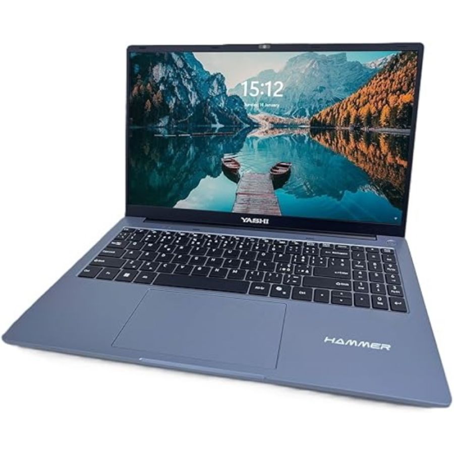 Yashi nb 15,6 hammer ryzen 7 7730u 8gb 512gb ssd win 11 pro - senza alimentatore