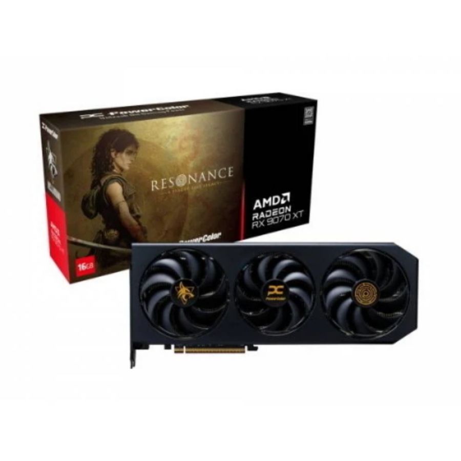 Powercolor hellhound resonance edition radeon rx 9070 xt 16gb gddr6 hdmi/3*displayport pci ex 5.0 16x
