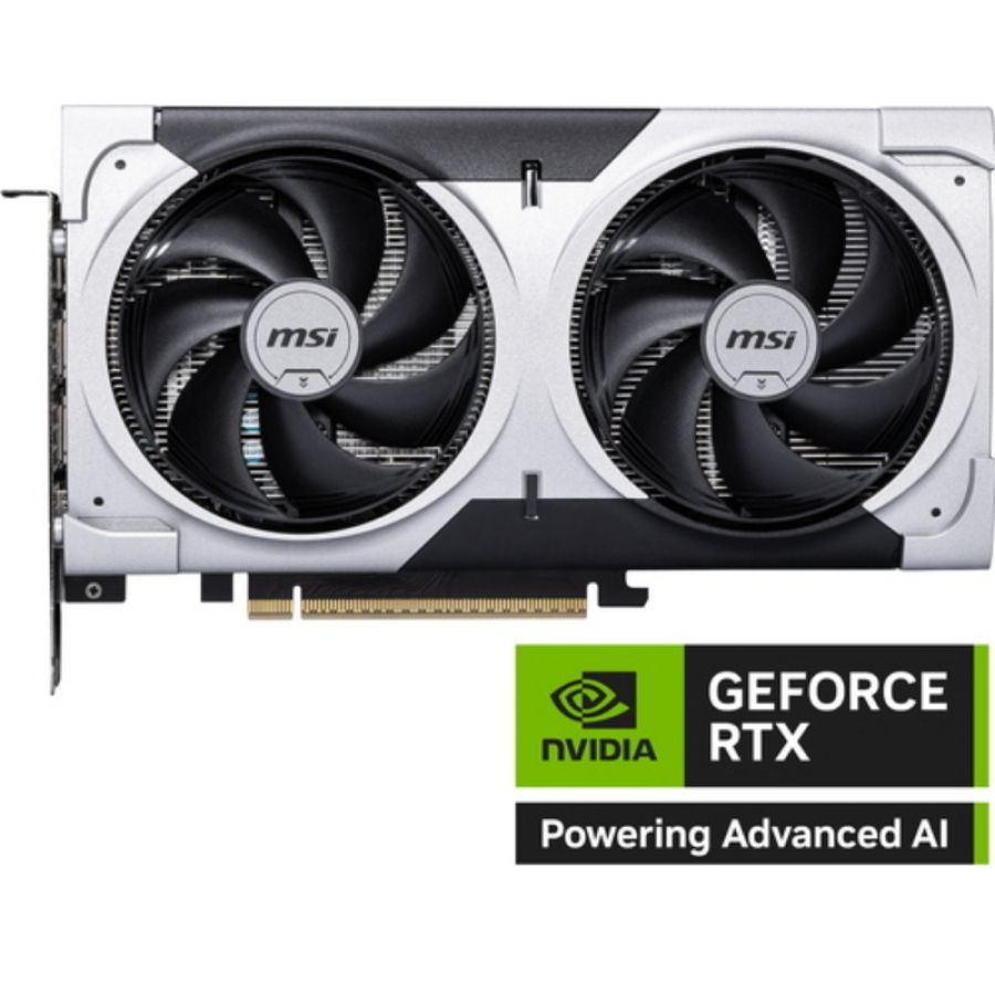 Msi vga geforce rtx 5060 ti, rtx 5060 ti 8g ventus 2x oc plus, 8gb gddr7, hdmi/dp*3, atx, dual fan,