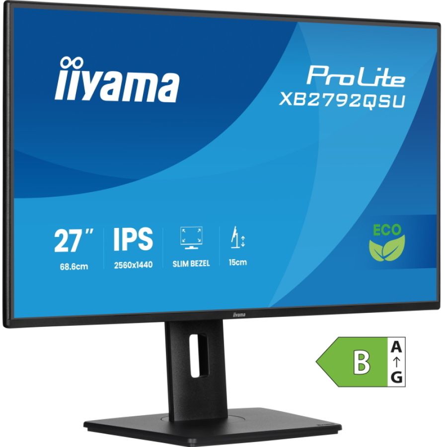 Iiyama prolite xb2792qsu-b1 monitor pc 68,6 cm (27\) 2560 x 1440 pixel quad hd led nero