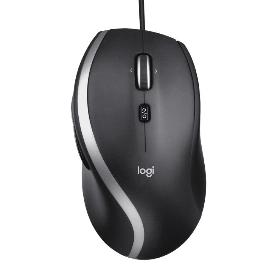 Logitech corded m500s mouse ufficio mano destra usb tipo a ottico 4000 dpi