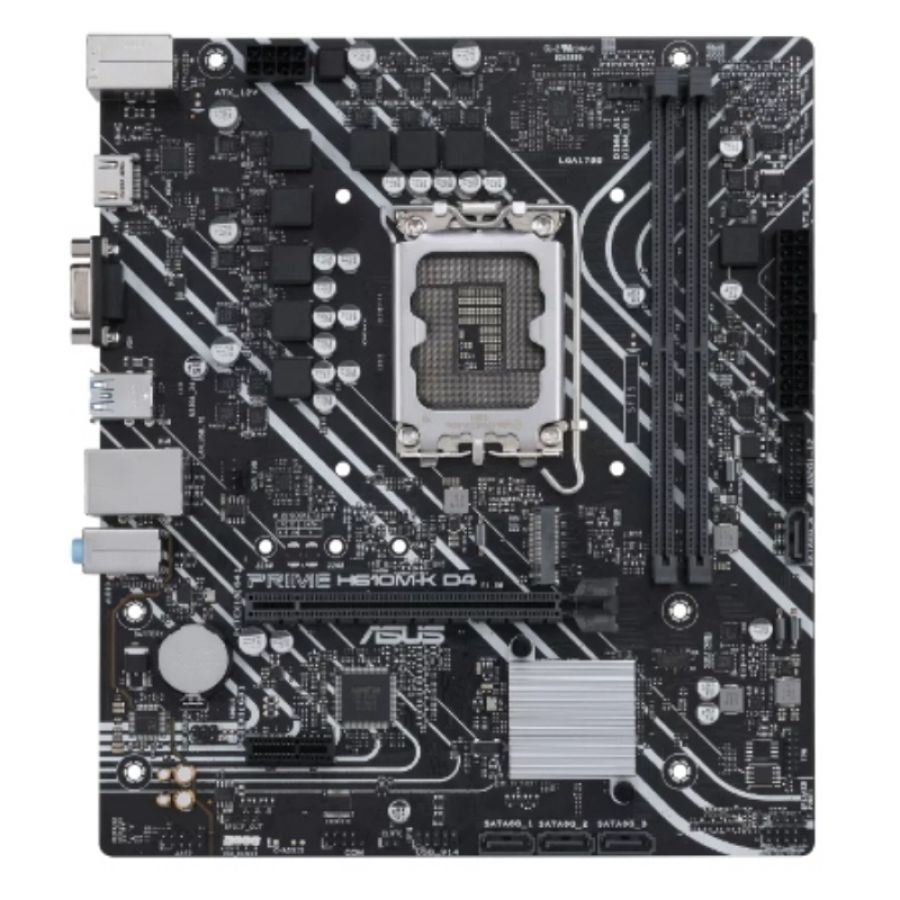 Asus mb h610, prme h610m-k d4, lga 1700, ddr4, alder lake