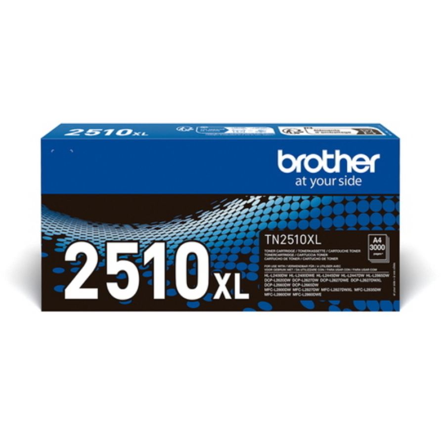 Brother toner nero tn2510xl, da 3000 pagine