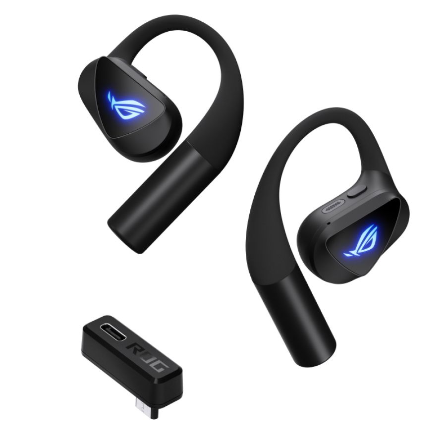 Asus rog cetra open wireless auricolari gaming con microfono wireless/bluetooth