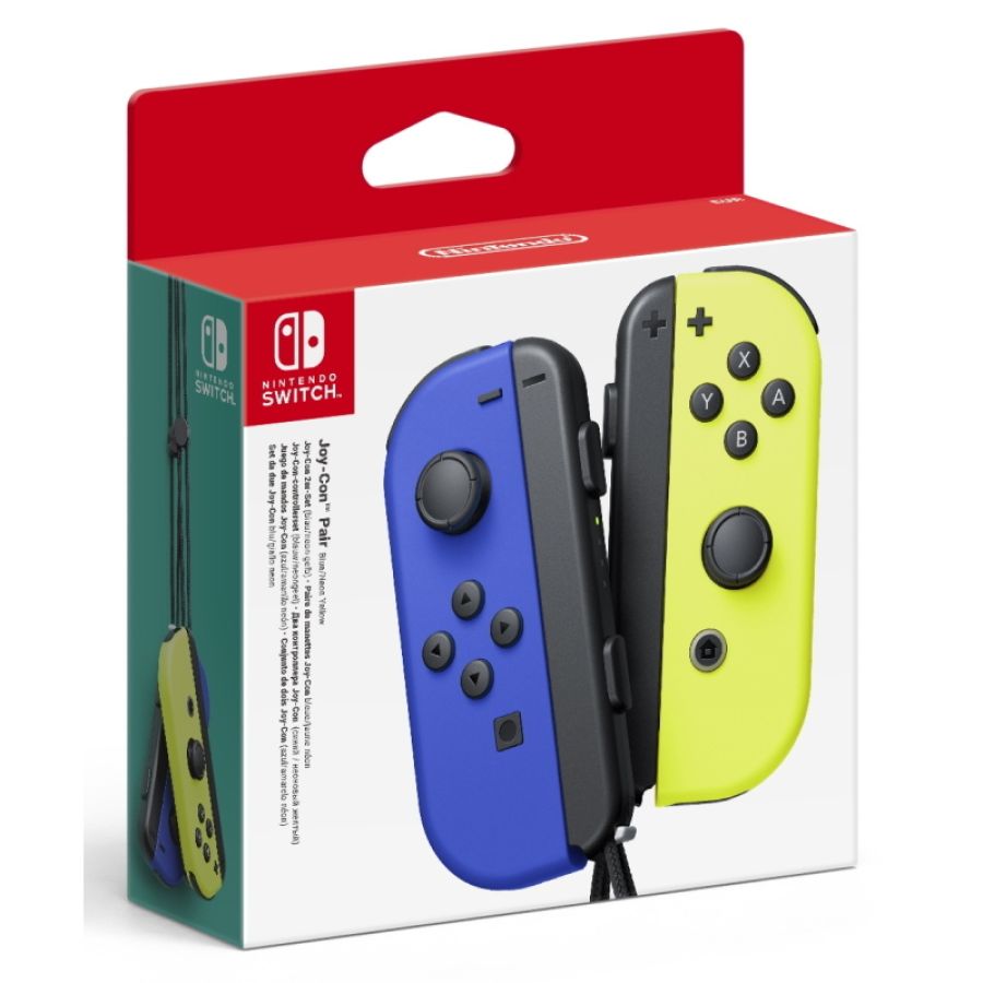 Coppia di joycon blu e giallo btr