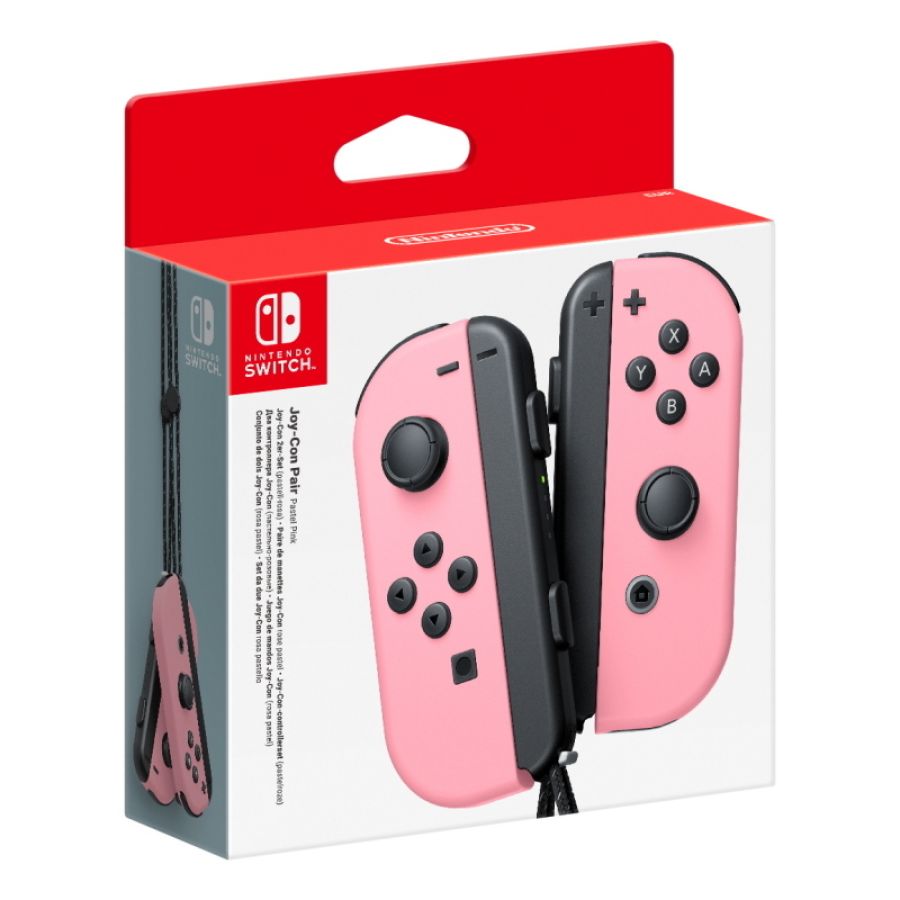 Coppia di joy-con rosa pastello