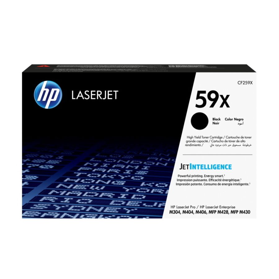 Hp cartuccia toner nero originale laserjet 59x ad alta capacità