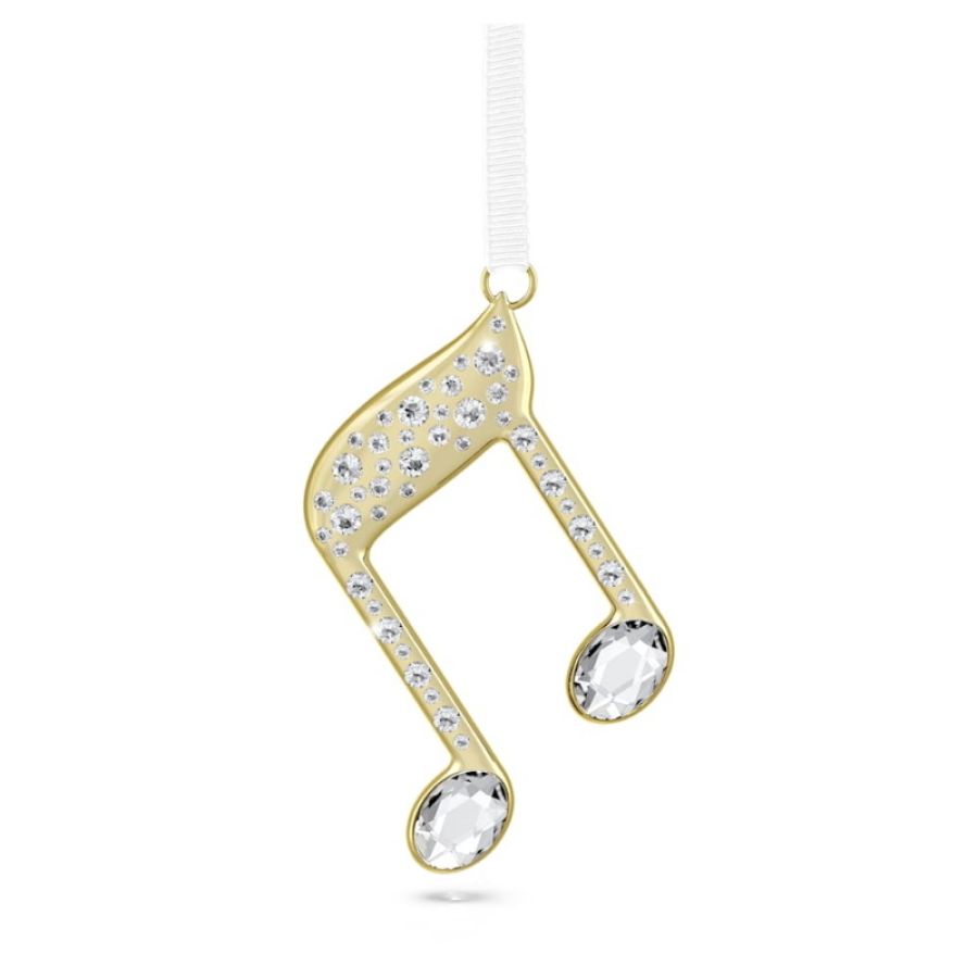 Swarovski 5701279 holiday magic decorazione nota musicale doppia di swarovski originale