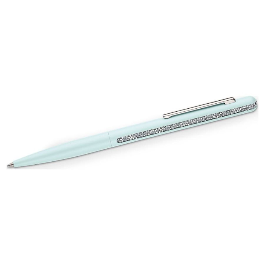 Swarovski 5595671 penna a sfera shimmer, verde, laccato verde, cromato di swarovski originale