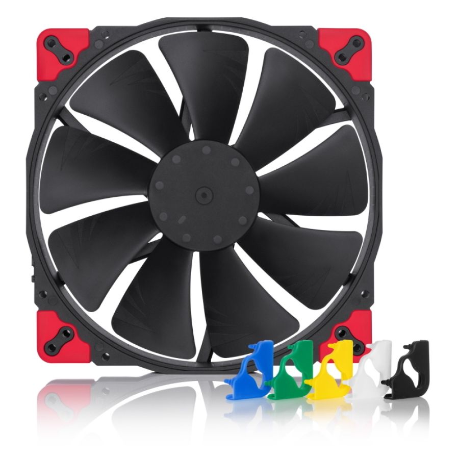 Noctua nf-a20 pwm ch.bk.s sistema di raffreddamento per computer case per computer ventilatore 20 cm nero